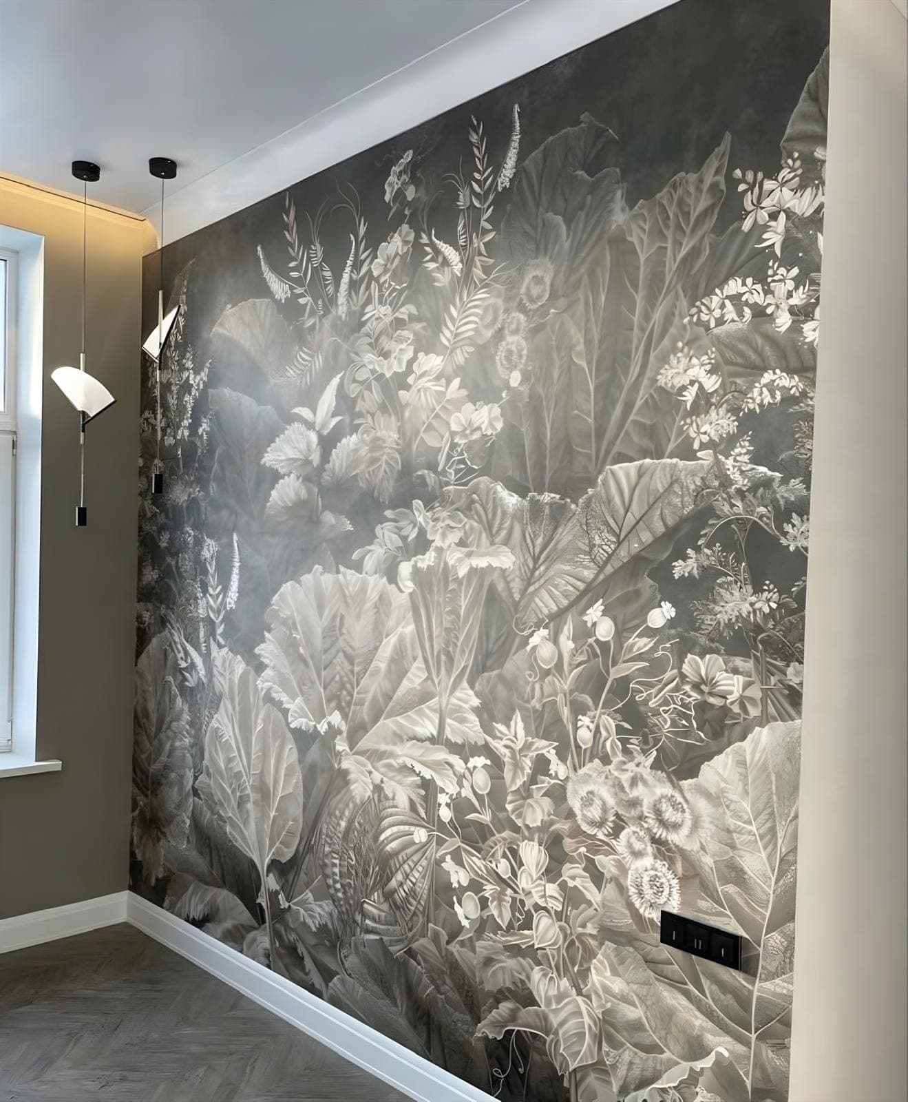 Peinture — Mur d'accent panoramique · réalisation ARDMUPRO